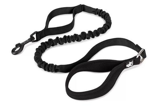 correa elastica negro para perro